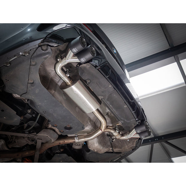 Scarico "Axleback" con valvola e uscita quadrupla per BMW 330E (G20) (19>)