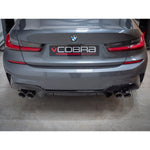 Scarico "Axleback" con valvola e uscita quadrupla per BMW 330E (G20) (19>)