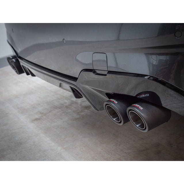 Scarico "Axleback" con valvola e uscita quadrupla per BMW 330E (G20) (19>)