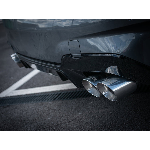 Scarico "Axleback" con valvola e uscita quadrupla per BMW 330E (G20) (19>)
