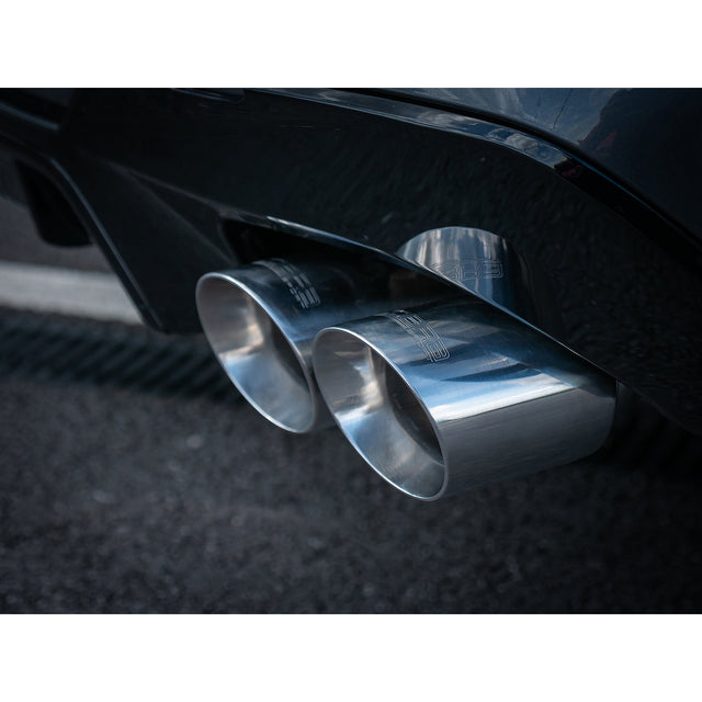 Scarico "Axleback" con valvola e uscita quadrupla per BMW 330E (G20) (19>)