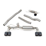Linea di Scarico "Turboback" Stile M3 Quadrupla Uscita per BMW M135i (F40)