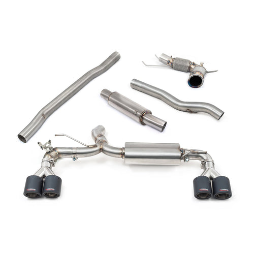 Linea di Scarico "Turboback" Stile M3 Quadrupla Uscita per BMW M135i (F40)