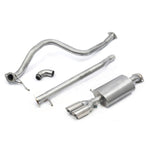 Linea di scarico "Catback" ST Style Doppia Uscita per Ford Fiesta (MK8) 1.0L EcoBoost ST-Line