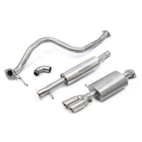 Linea di scarico "Catback" ST Style Doppia Uscita per Ford Fiesta (MK8) 1.0L EcoBoost ST-Line
