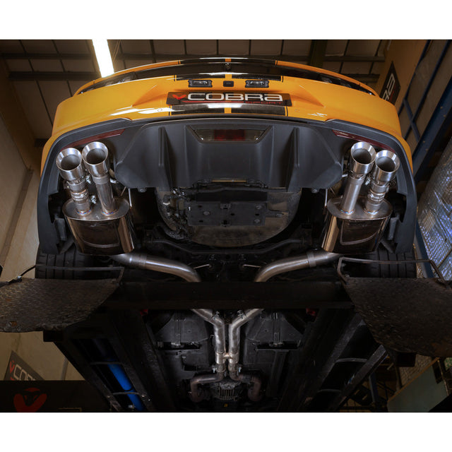 Impianto di Scarico Sportivo "Catback" da 3" con Valvola per Ford Mustang 5.0 V8 GT (2018>) Facelift