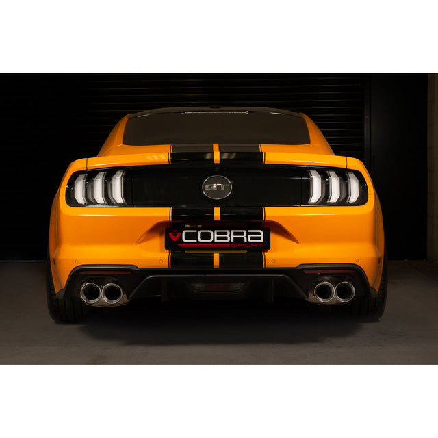Impianto di Scarico Sportivo "Catback" da 3" con Valvola per Ford Mustang 5.0 V8 GT (2018>) Facelift