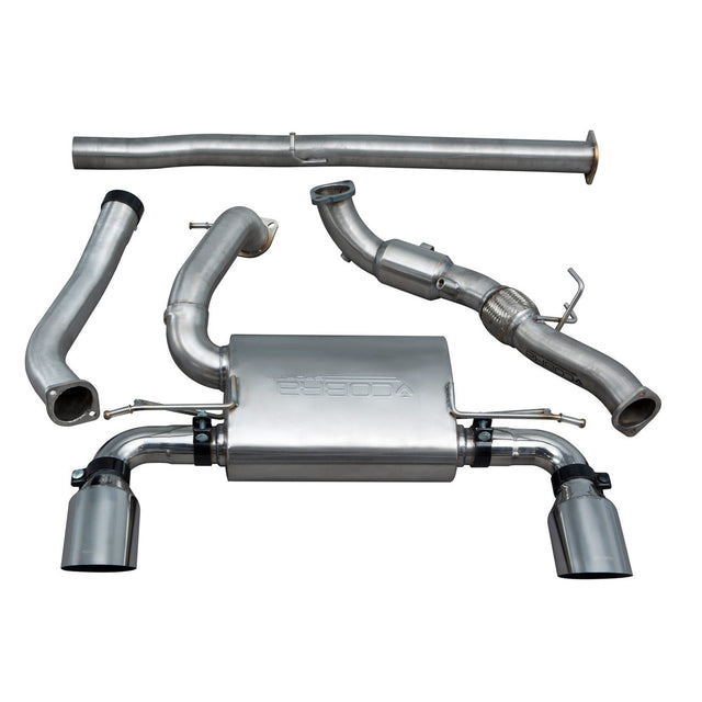 Ford Focus RS (MK3) Non Valved Non Resonated Turbo Back Exhaust with Sports Cat