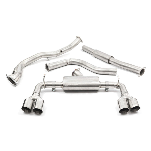 Subaru STI Turbo Back Sports Cat Resonated Exhaust SU76a
