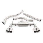 Subaru STI Turbo Back Sports Cat Resonated Exhaust SU76a