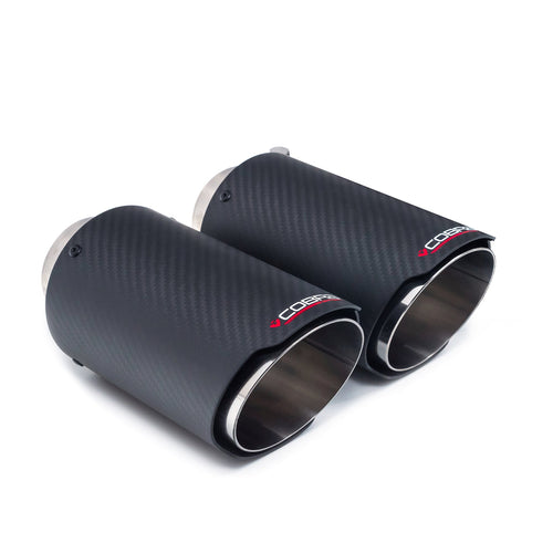 Terminali di scarico in carbonio per Abarth 695