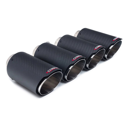 Terminali di scarico in carbonio per VW Golf R MK8