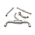 Linea di scarico "Turboback" con decatalizzatore per Toyota GR Yaris 1.6