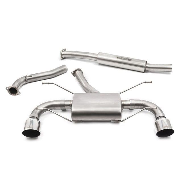 Toyota GT86 Resonated Cat Back Cobra Exhaust - TY11