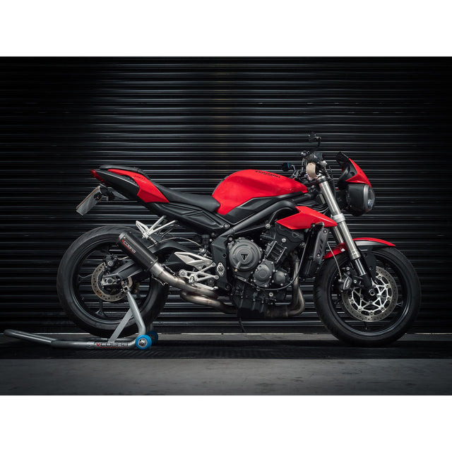 Collettore di scarico parziale per Triumph Street Triple 765 S, R & RS (2017-19)