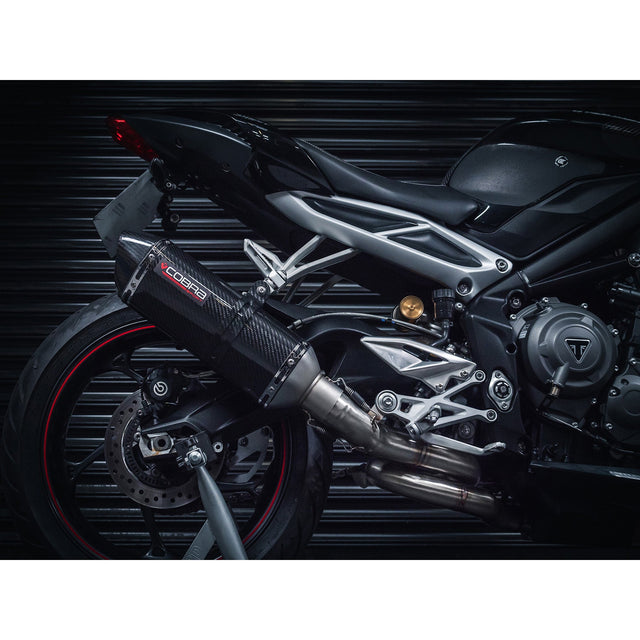 Semi-Linea di Scarico per Triumph Street Triple 765 S, R & RS (2022)