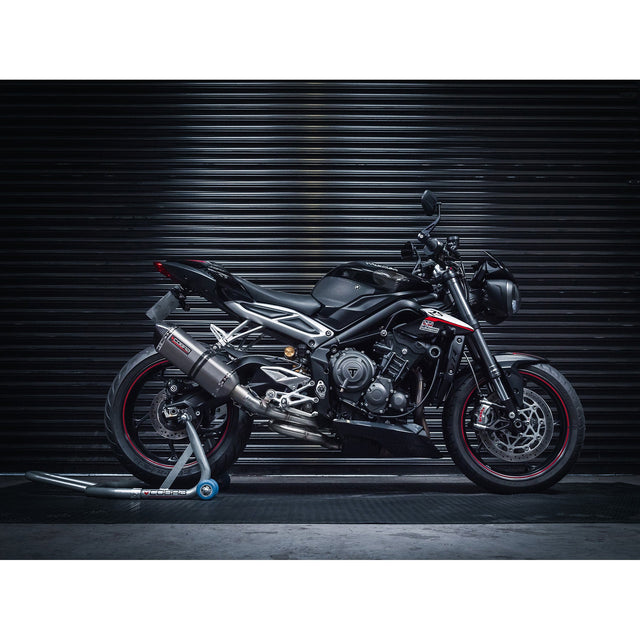 Collettore di scarico parziale per Triumph Street Triple 765 S, R & RS (2017-19)
