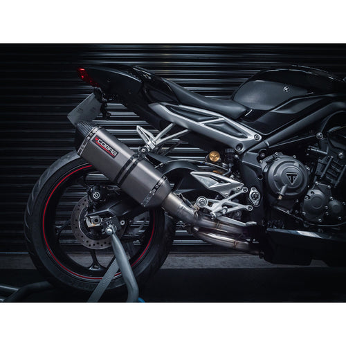 Collettore di scarico parziale per Triumph Street Triple 765 S, R & RS (2017-19)