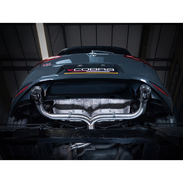 Silenziatore di scarico "Axleback" Race per VW Golf GTI (MK7) 2.0 TSI (5G) (12-17)