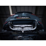 Silenziatore di scarico "Axleback" Race per VW Golf GTI (MK7) 2.0 TSI (5G) (12-17)