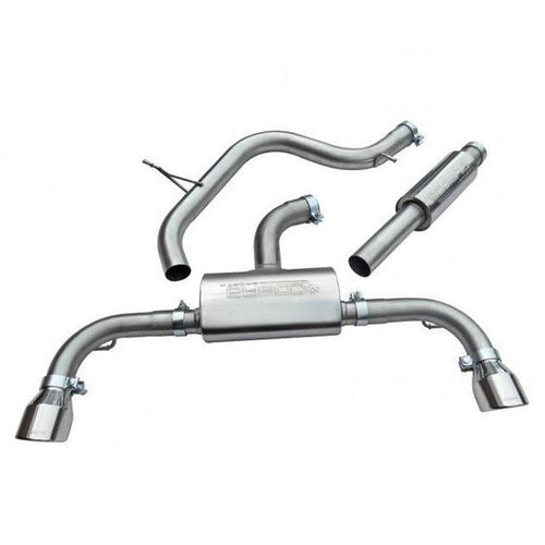 vw golf gti mk7 cat back resonated performance cobra sport exhaust