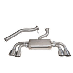 VW Golf R Mk7 Non Valved Non Resonated Cat Back Sports Exhaust - VW61
