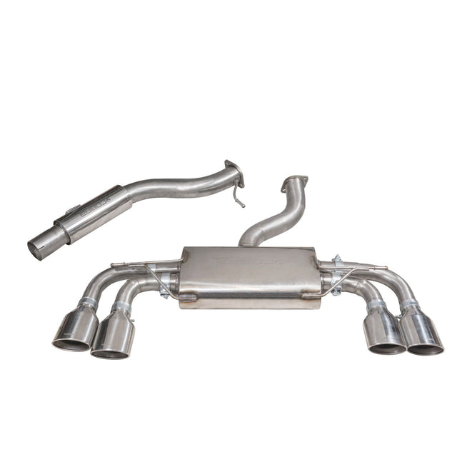 VW Golf R Mk7 Non Valved Resonated Cat Back Sports Exhaust