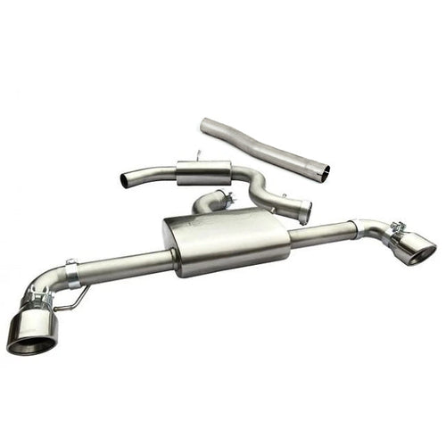 VW Scirocco R Resonated Cat Back Performance Exhaust