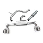 Linea di scarico "Catback" Golf R Style Quadrupla Uscita per VW Golf GTI (MK7) 2.0 TSI (5G) (12-17)