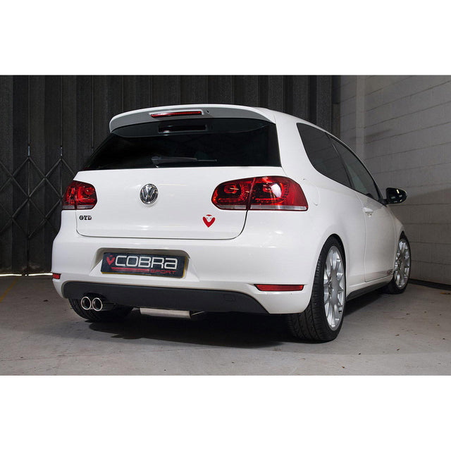 Sistema di scarico "Catback" per VW Golf GT (MK6) 2.0 TDI 140 CV (5K) (09-13)