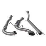 Linea di scarico "Turboback" da 3" per Opel Astra H VXR
