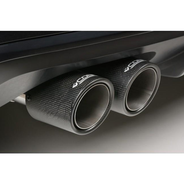 TP111-CF Carbon Fibre Tailpipes - Audi S3 (8V) Valved Cat Back Exhaust
