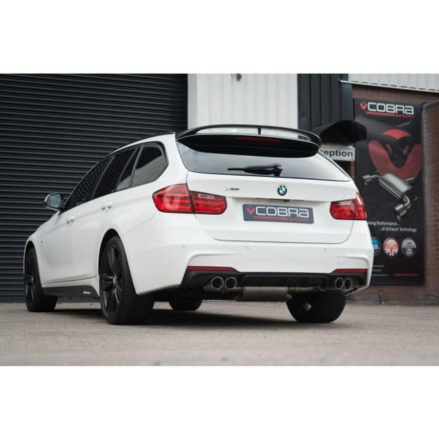 BMW 330D F31 Touring Quad Exit Cobra Exhaust - BM107