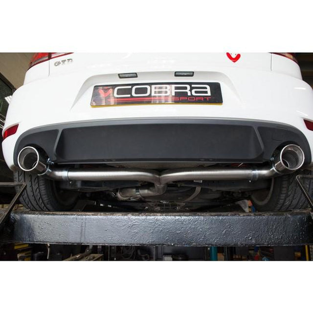 Linea di scarico "Catback" GTI Style Venom per VW Golf GTD (MK6) 2.0 TDI (5K) (09-13)