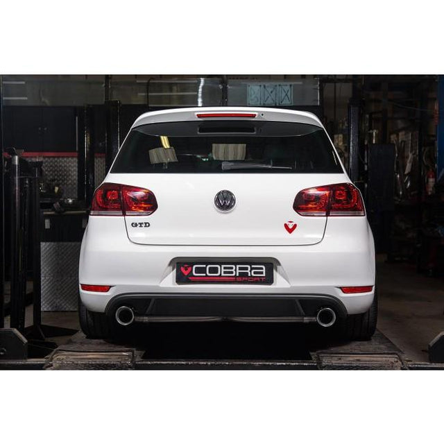 Linea di scarico "Catback" GTI Style Venom per VW Golf GTD (MK6) 2.0 TDI (5K) (09-13)
