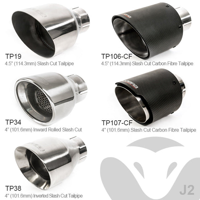 Linea di scarico "Turboback" con decatalizzatore per Toyota GR Yaris 1.6
