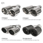 Linea di scarico "Catback" senza valvola per Audi S3 (8V) Berlina (13-18)
