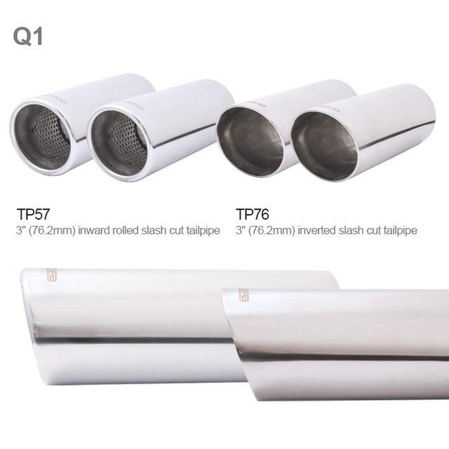Ford Fiesta ST180 Tailpipe Options - Tailpipe Group Q1