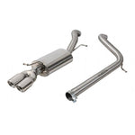 Linea di scarico "Catback" per VW Polo BlueGT (6R) 1.4 TSI (12-13)